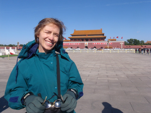 Terry Struck at Tiananmen Square.